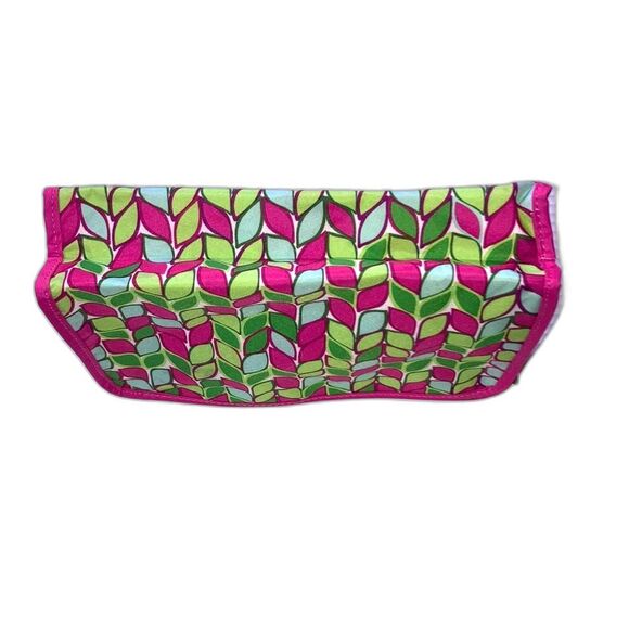TRINA TURK Clinique Collab Cosmetic Makeup Zipper Travel Bag 10 x 7 x 2.75 in - Picture 9 of 12
